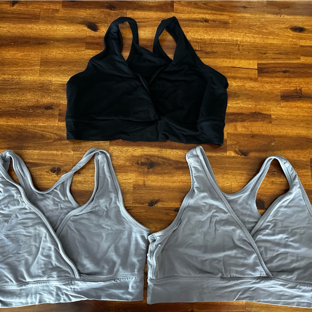 Kindred Bravely French Terry Racerback Nursing Bra—Used